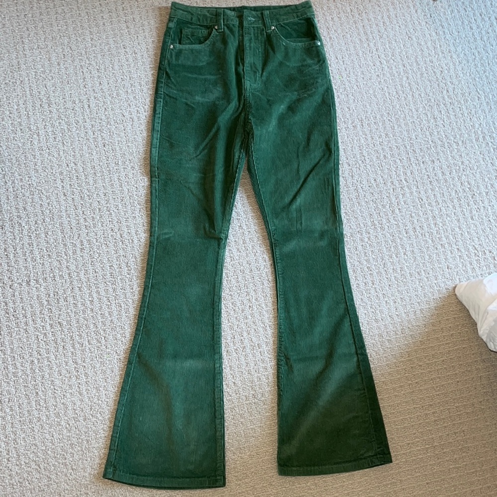 high waisted corduroy jeans